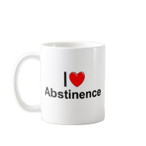 I Heart Abstinence mugs