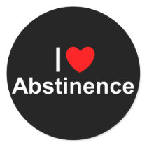 I Heart Abstinence stickers