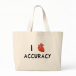 I Heart Accuracy Tote Bags