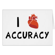 I Heart Accuracy Cards