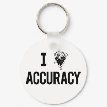 I Heart Accuracy keychains