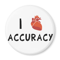 I Heart Accuracy Magnets