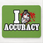 I Heart Accuracy Mousepad $13.95
