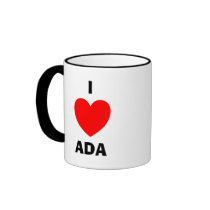 I Heart Ada Coffee Mug