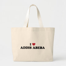 I Heart Addis Abeba Ethiopia Tote Bags