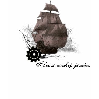 I heart airship pirates shirt