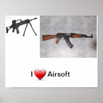 I Heart Airsoft Posters