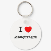 I Heart ALBUQUERQUE keychains
