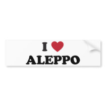 I Heart Aleppo Syria Bumper Stickers