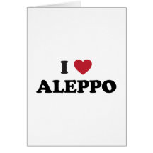 I Heart Aleppo Syria Card