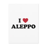 I Heart Aleppo Syria Post Card