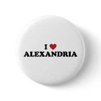 I Heart Alexandria Egypt Pinback Button