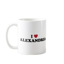 I Heart Alexandria Egypt Coffee Mug