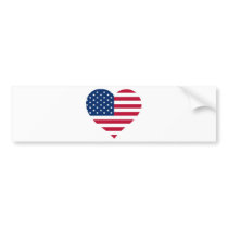 I Heart America Bumper Stickers
