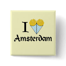 I Heart Amsterdam buttons