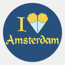 I Heart Amsterdam Stickers