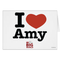 I Heart Amy Card by LittlePeopleBigWorld I Heart Amy Card