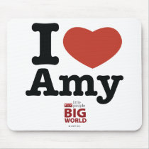 I Heart Amy Mousepad