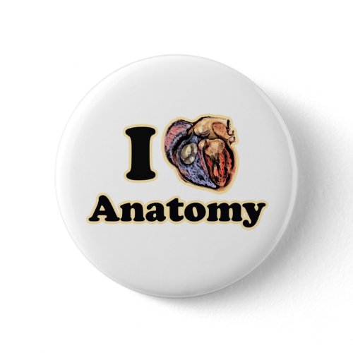 I heart Anatomy Science Super Geek Teacher button