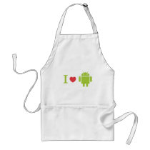 I heart Android Apron