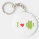 I heart Android Key Chains