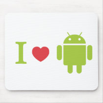 I heart Android Mousepads