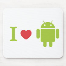 I heart Android Mousepads