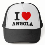 I Heart Angola Trucker Hats