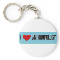 I heart Anthropology Keychains