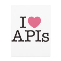 I Heart APIs Postcard