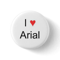 I heart Arial buttons