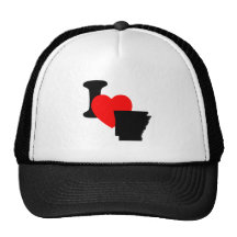 I Heart Arkansas Trucker Hats