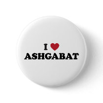 I Heart Ashgabat Turkmenistan Pin