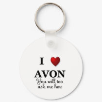i heart avon - ask how keychains by Ceyzpurplestang i heart avon - ask how keychains