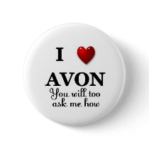i heart avon ask me how buttons by Ceyzpurplestang i heart avon ask me how buttons