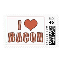 I Heart Bacon Postage 001 postage by Adoration I Heart Bacon Postage 001 postage