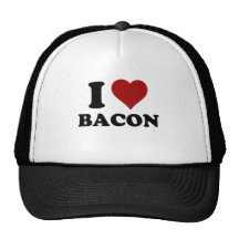 I HEART BACON TRUCKER HAT