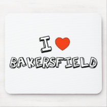 I Heart Bakersfield Mouse Pads