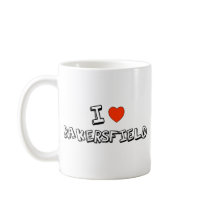 I Heart Bakersfield Mugs