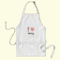I heart Baking Apron aprons