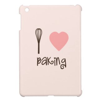 I Heart Baking {Mini iPad Case} Cover For The iPad Mini