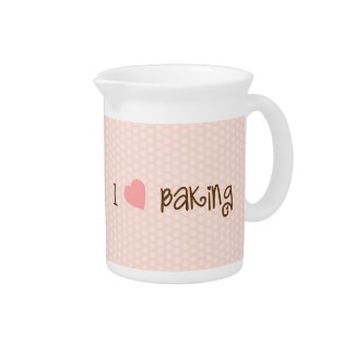 I Heart Baking pitcher