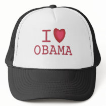 I Heart Barack Obama hats
