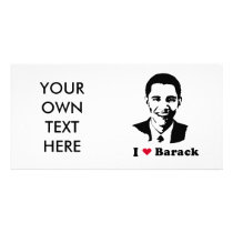 I Heart Barack T-shirt photo cards by obamashirts I Heart Barack T-shirt photo cards