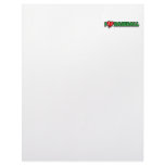 I heart baseball personalized letterhead