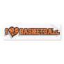 I Heart Basketball Bumper Stickers