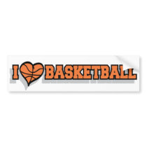 I Heart Basketball bumper stickers by alternateworlds I Heart Basketball bumper stickers