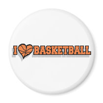 I Heart Basketball magnets by alternateworlds I Heart Basketball magnets