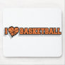 I Heart Basketball Mousepads