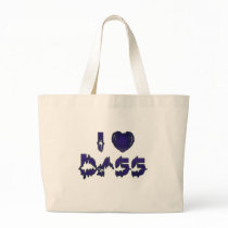 I Heart Bass bags by captainjoekickass I Heart Bass bags